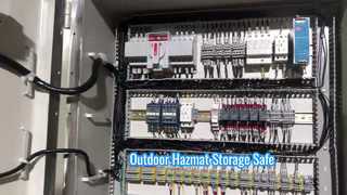 Παρουσιάστε το μη εύφλεκτο εμπορευματοκιβώτιο εξωτερικού χώρου αποθήκευσης Hazmat