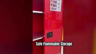 Εύφλεκτο ντουλάπι ασφαλείας SUPER 45-Gallon (170L) | NFPA 30 & OSHA Compliant Industrial Flammable St