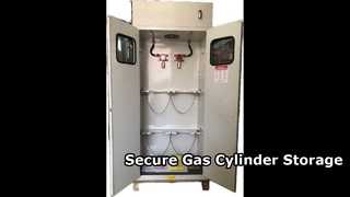 Ντουλάπι αποθήκευσης κυλίνδρου αερίου 75 mm 1-4 κύλινδροι